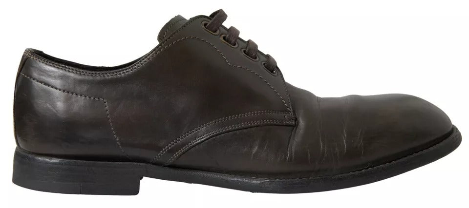 Dolce & Gabbana Green Leather Mens Formal Dress Shoes Dolce & Gabbana