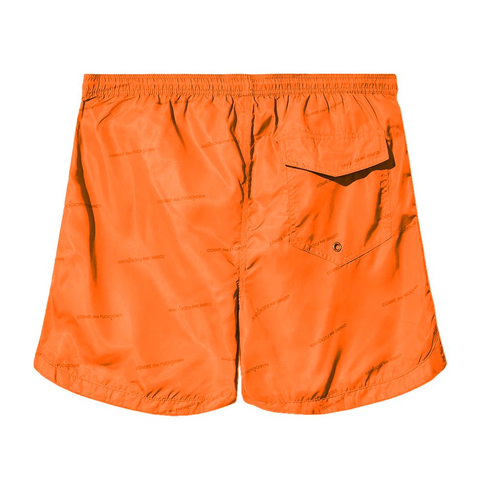 Comme Des Fuckdown Orange Polyester Swimwear Comme Des Fuckdown