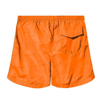 Comme Des Fuckdown Orange Polyester Swimwear Comme Des Fuckdown