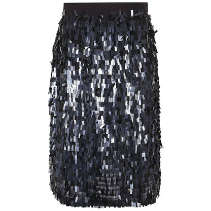 PINKO Black Polyester Skirt PINKO