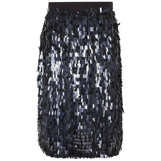 PINKO Black Polyester Skirt PINKO