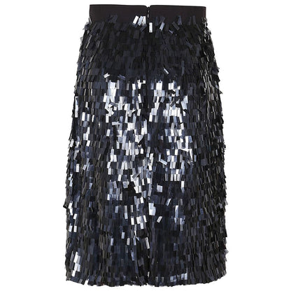 PINKO Black Polyester Skirt PINKO