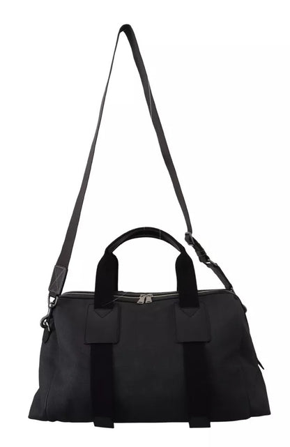 Dolce & Gabbana Black Gray Holdall Tote Men Hand Shoulder Bag Dolce & Gabbana