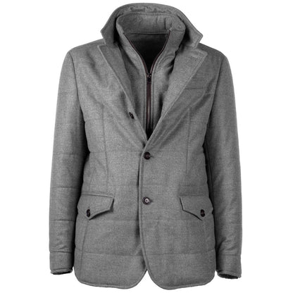 Made in Italy Gray Wool Jacket Made in Italy