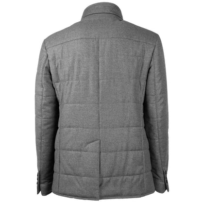 Made in Italy Gray Wool Jacket Made in Italy