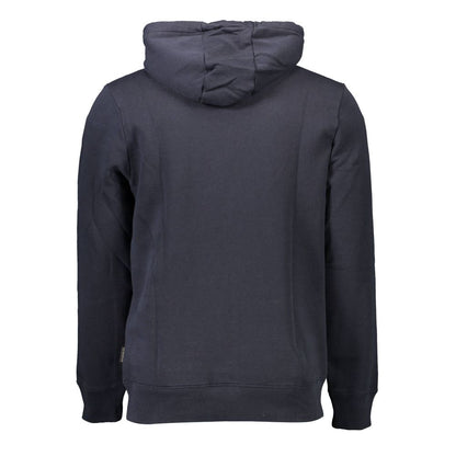 Napapijri Chic Blue Organic-Cotton Blend Hoodie Napapijri