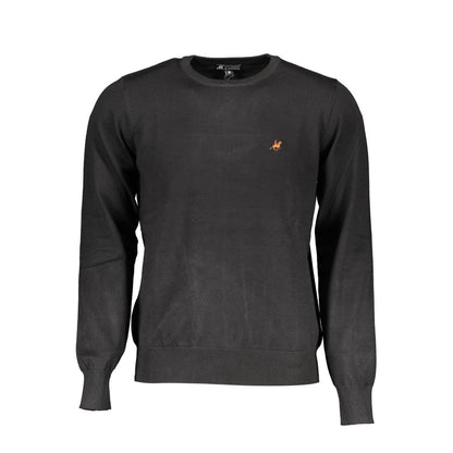 U.S. Grand Polo Black Nylon Sweater U.S. Grand Polo