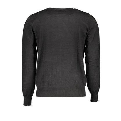 U.S. Grand Polo Black Nylon Sweater U.S. Grand Polo