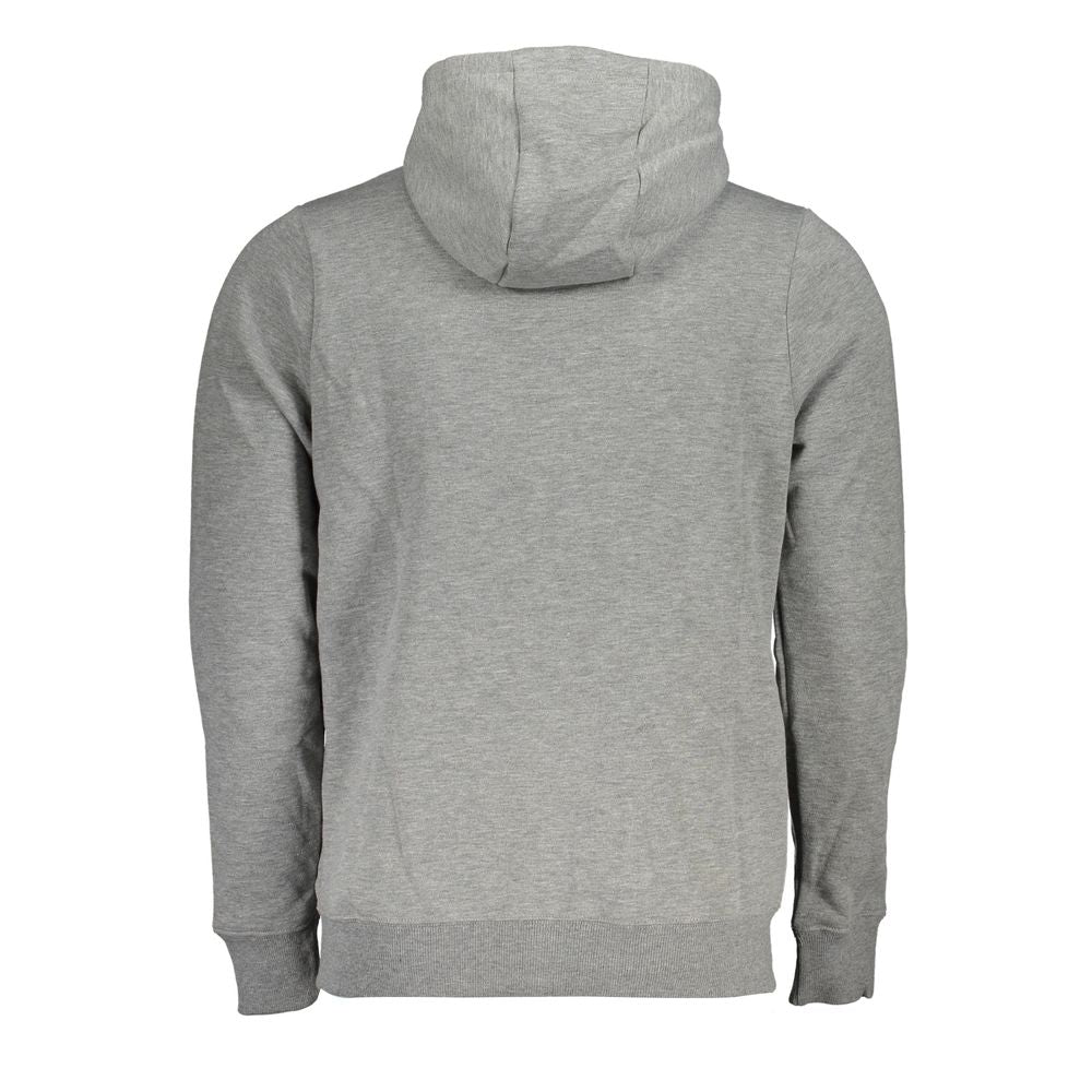 Norway 1963 Sleek Gray Hooded Fleece Sweatshirt Norway 1963