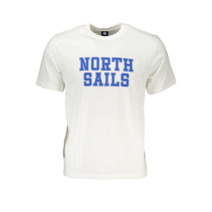 North Sails White Cotton T-Shirt North Sails