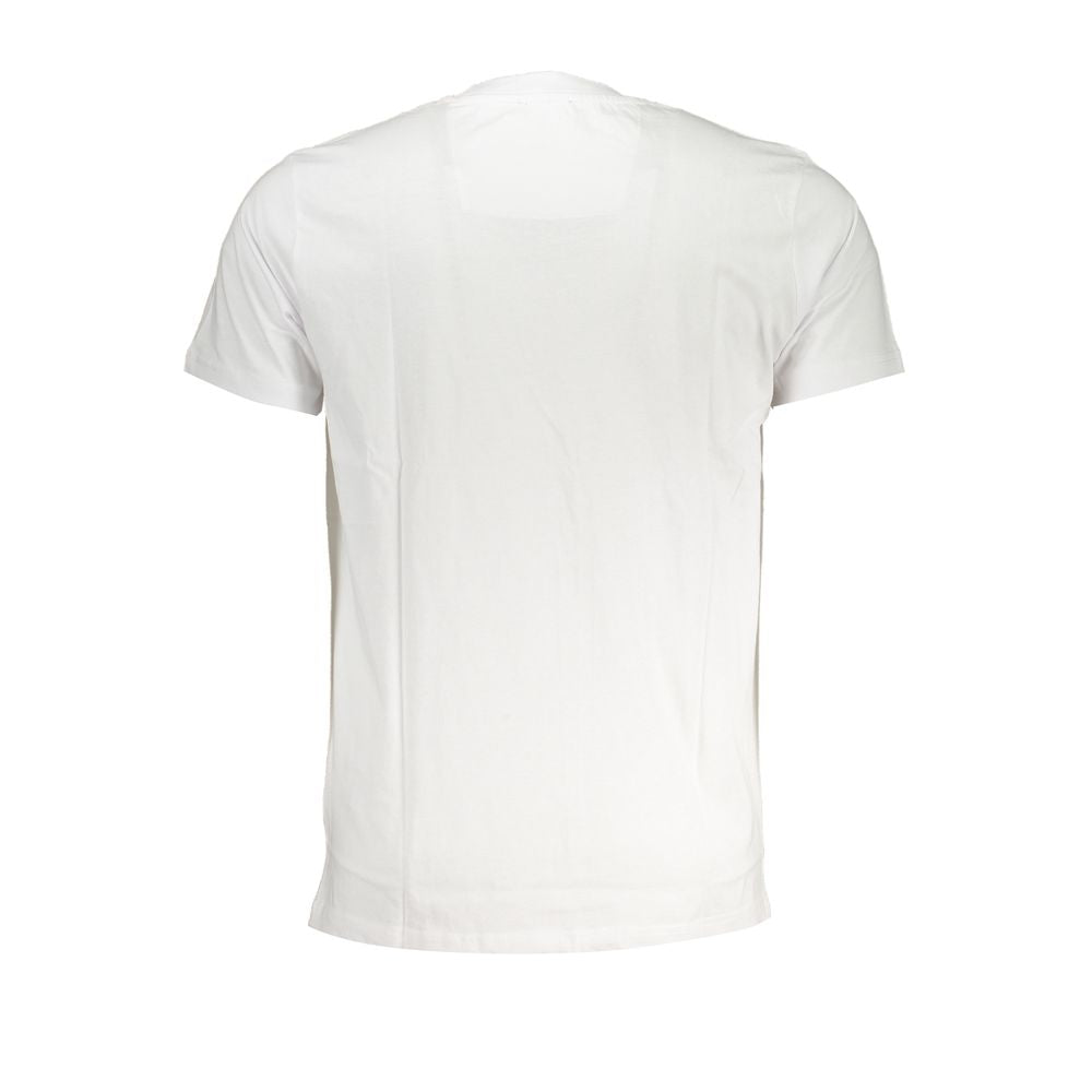 Cavalli Class White Cotton T-Shirt Cavalli Class