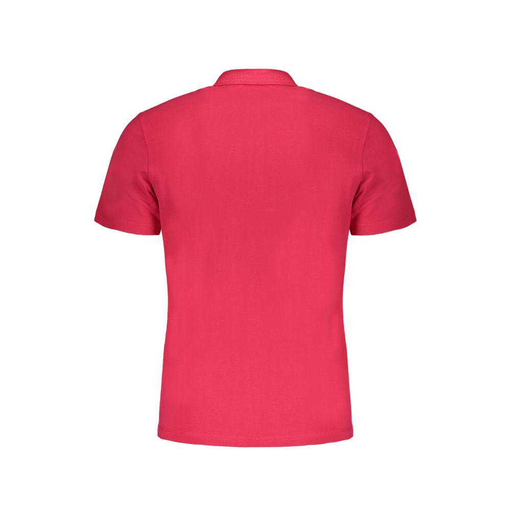 Napapijri Pink Cotton Polo Shirt Napapijri