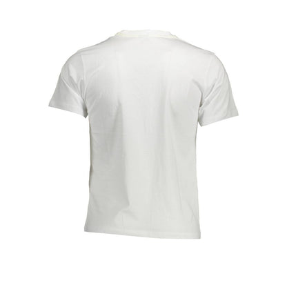 North Sails Classic White Round Neck Tee with Logo Print North Sails