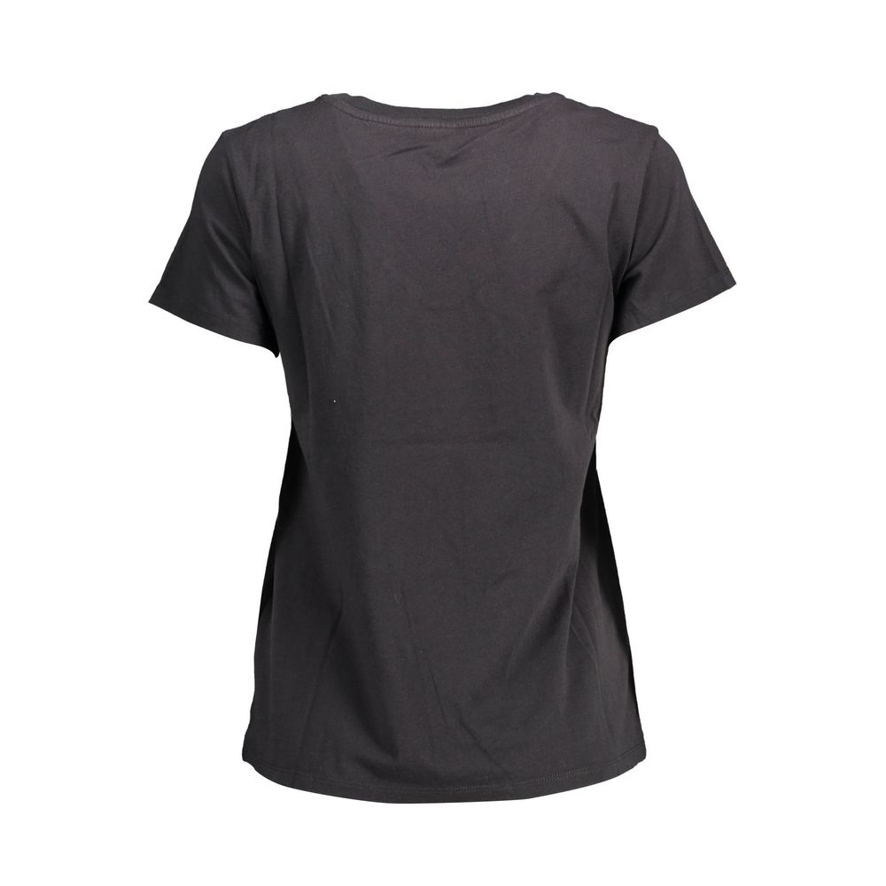 Levi's Chic V-Neck Cotton Tee with Emblematic Appeal Levi's