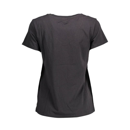 Levi's Chic V-Neck Cotton Tee with Emblematic Appeal Levi's