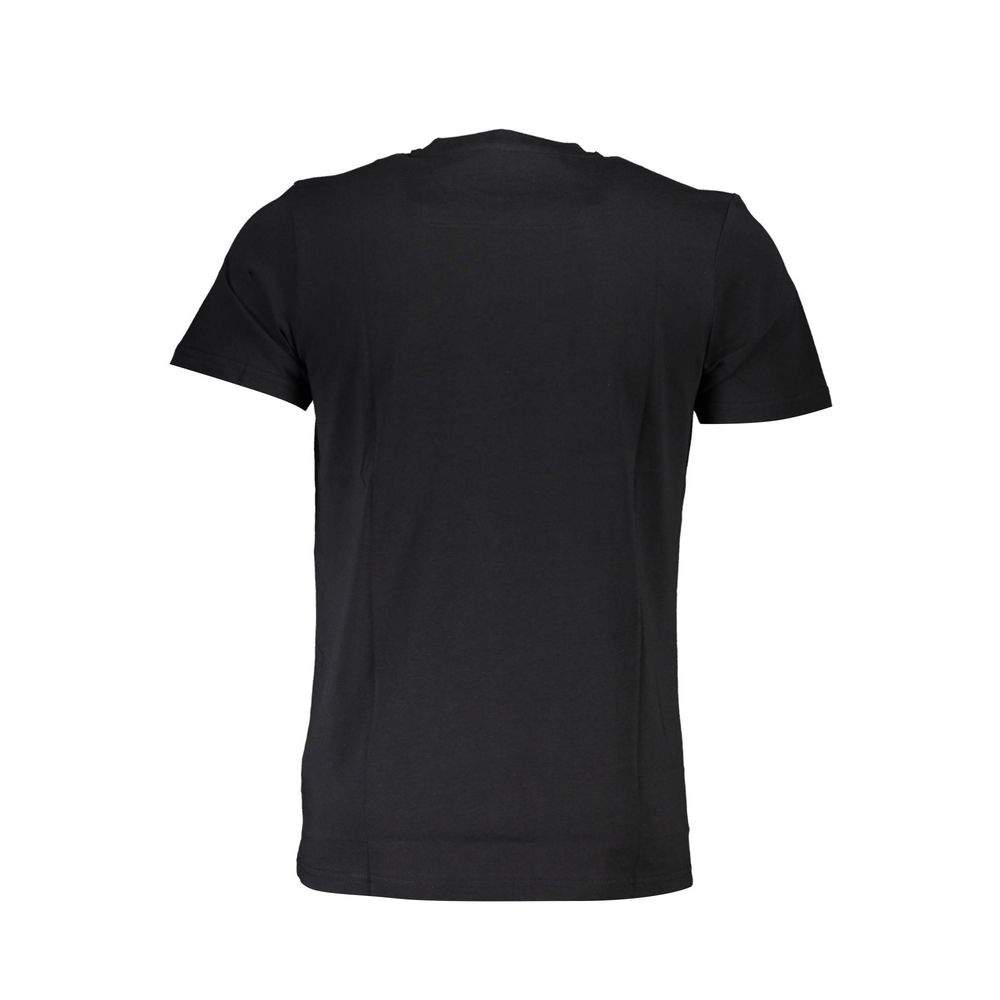 Cavalli Class Black Cotton T-Shirt Cavalli Class