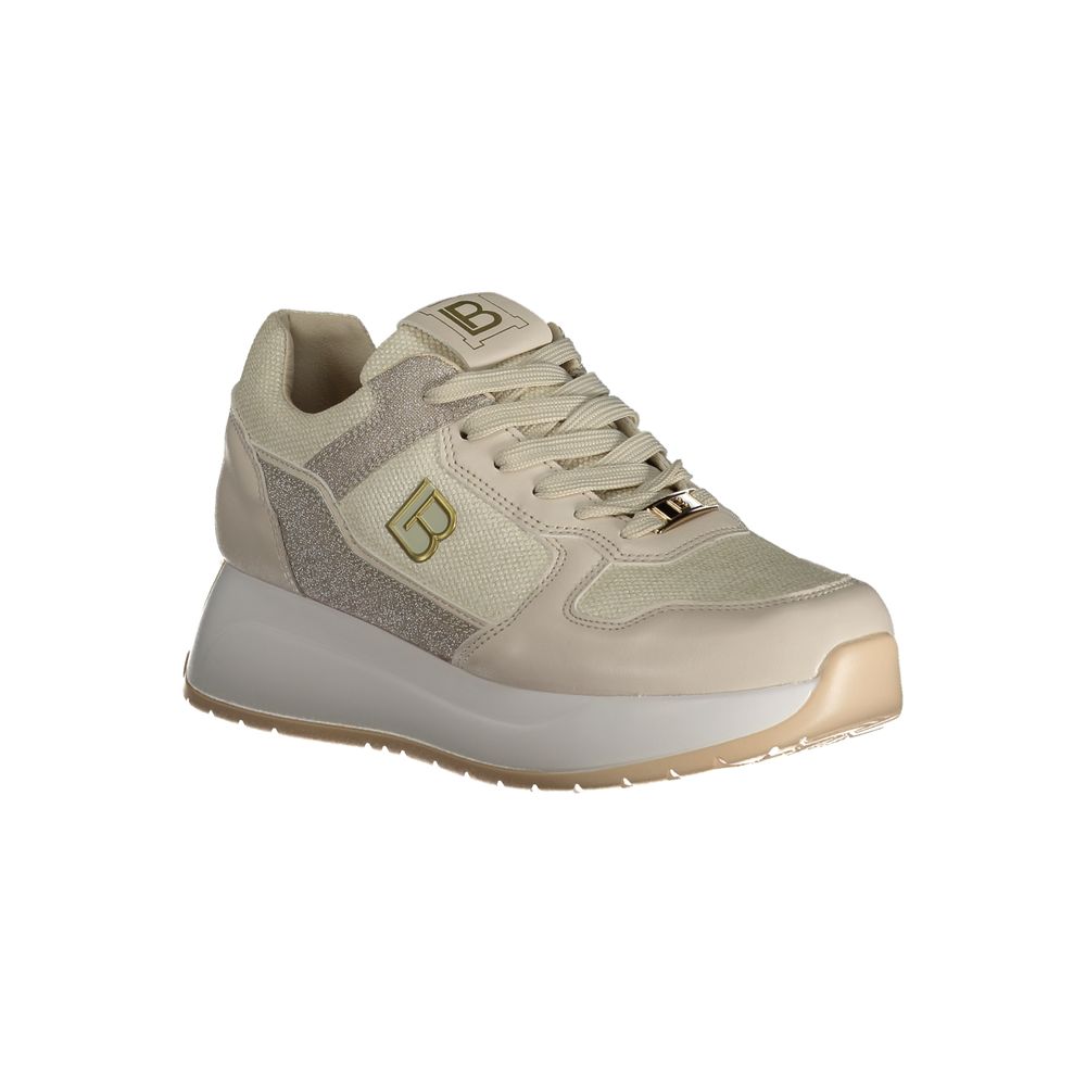 Laura Biagiotti Beige Polyester Sneaker