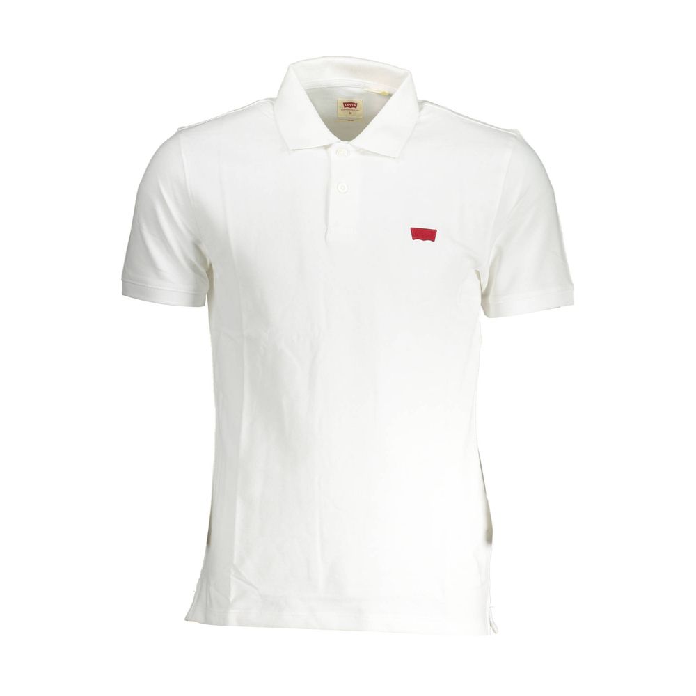 Levi's Chic Slim-Fit White Cotton Polo Levi's