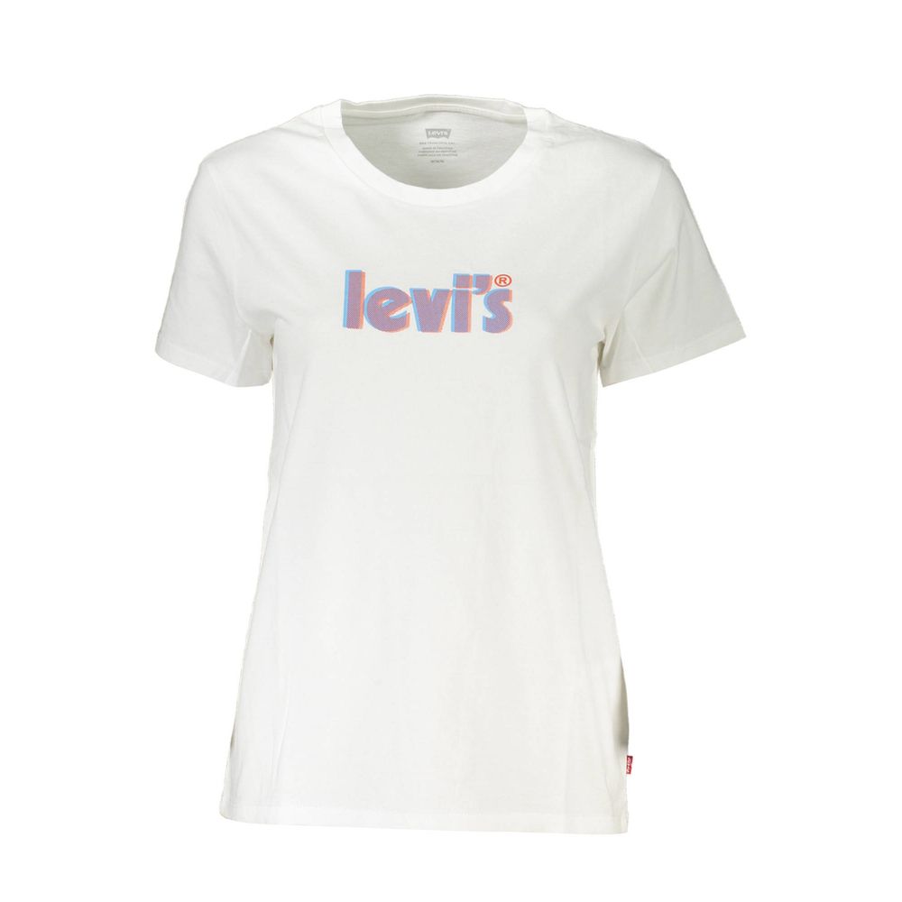 Levi's White Cotton Tops & T-Shirt Levi's