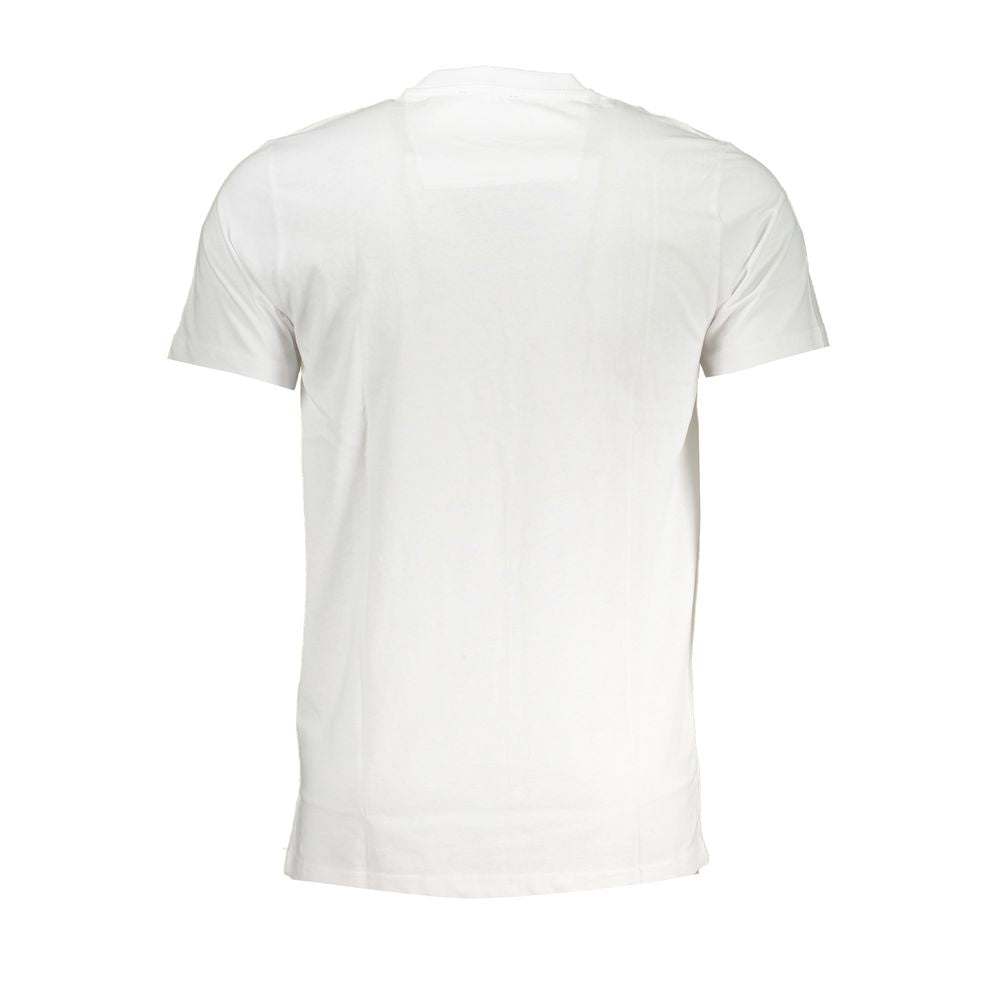 Cavalli Class White Cotton T-Shirt Cavalli Class