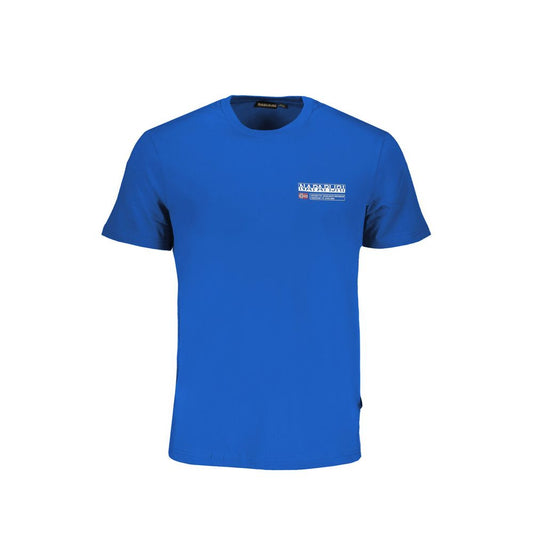 Napapijri Blue Cotton T-Shirt Napapijri