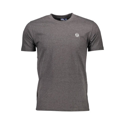 Sergio Tacchini Gray Cotton T-Shirt Sergio Tacchini