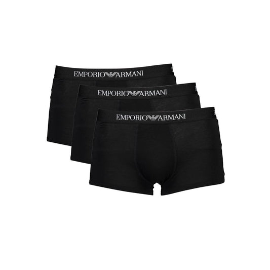 Emporio Armani Sleek Trio Pack Men's Designer Trunks Emporio Armani