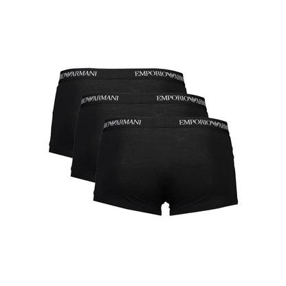 Emporio Armani Sleek Trio Pack Men's Designer Trunks Emporio Armani