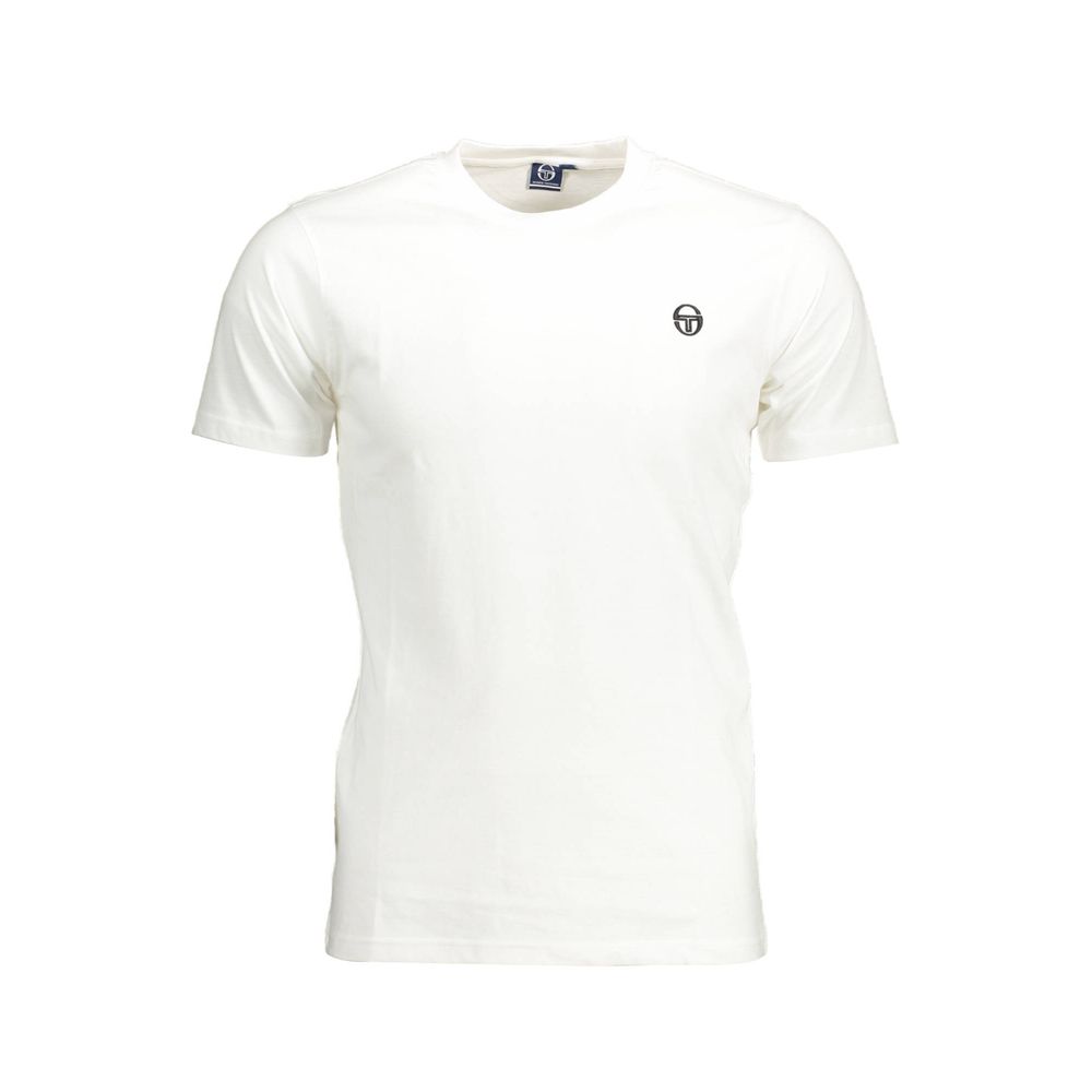 Sergio Tacchini White Cotton T-Shirt Sergio Tacchini