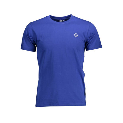 Sergio Tacchini Blue Cotton T-Shirt Sergio Tacchini