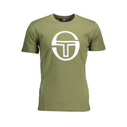 Sergio Tacchini Green Cotton T-Shirt Sergio Tacchini