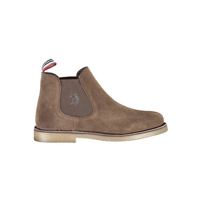 U.S. POLO ASSN. Elegant Ankle Boots with Logo Detailing U.S. POLO ASSN.