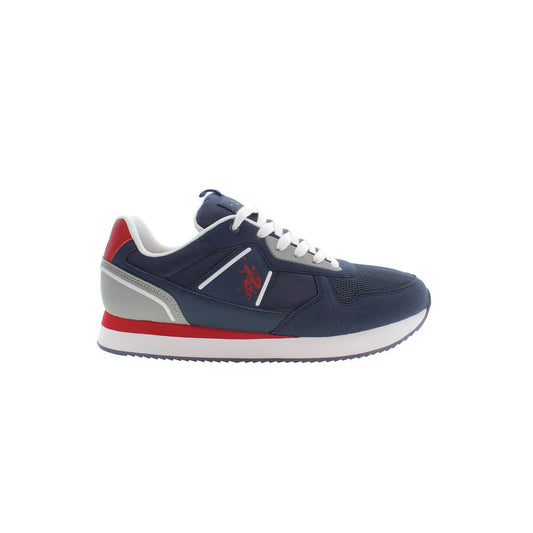 U.S. POLO ASSN. Sleek Blue Sports Sneakers with Contrasting Accents U.S. POLO ASSN.