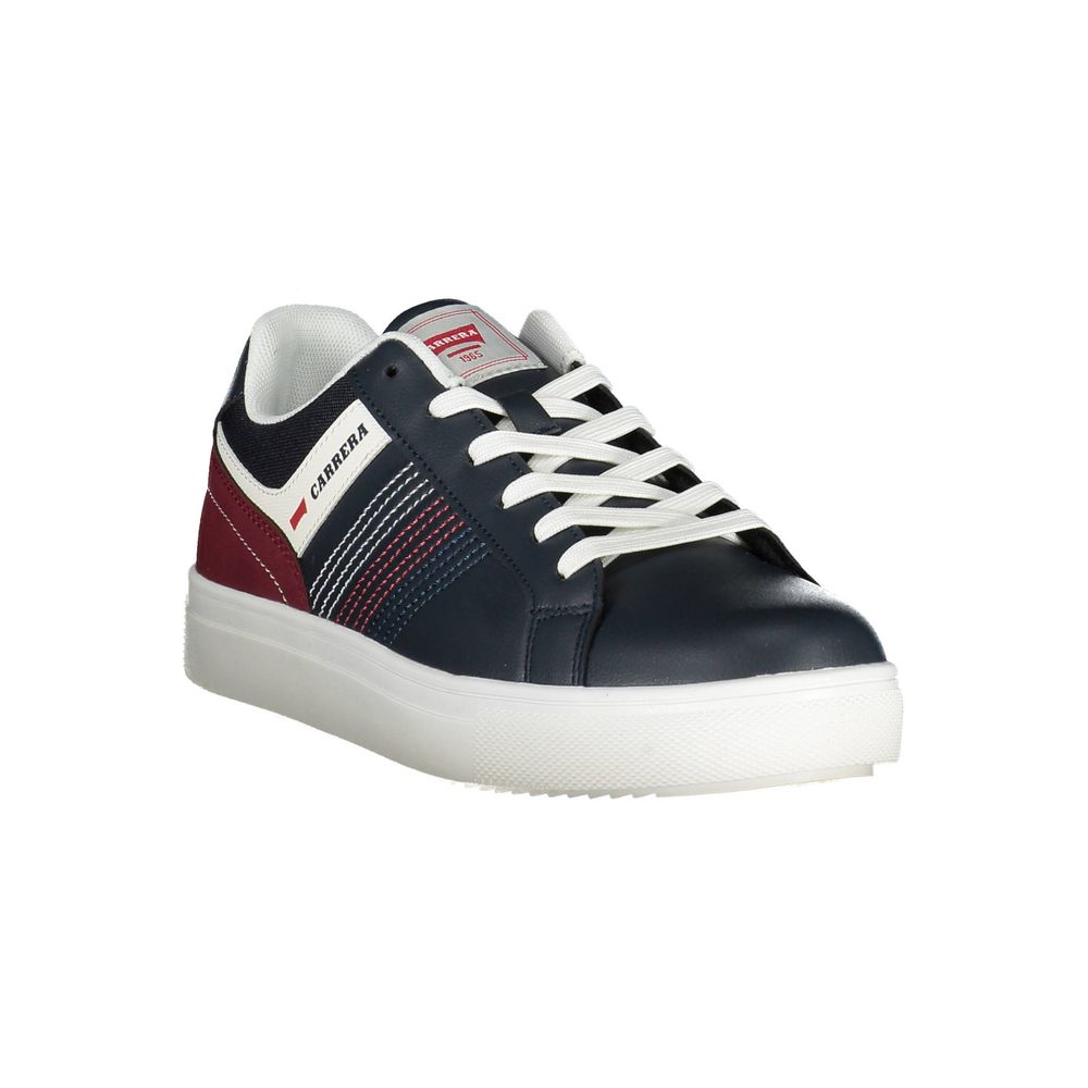 Sleek Blue Carrera Sneakers with Contrasting Accents Carrera