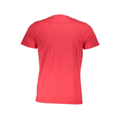 Cavalli Class Red Cotton T-Shirt Cavalli Class