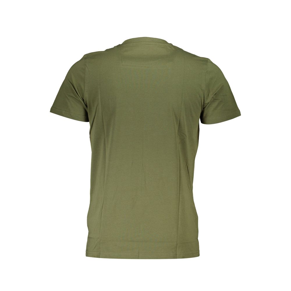 Cavalli Class Green Cotton T-Shirt Cavalli Class