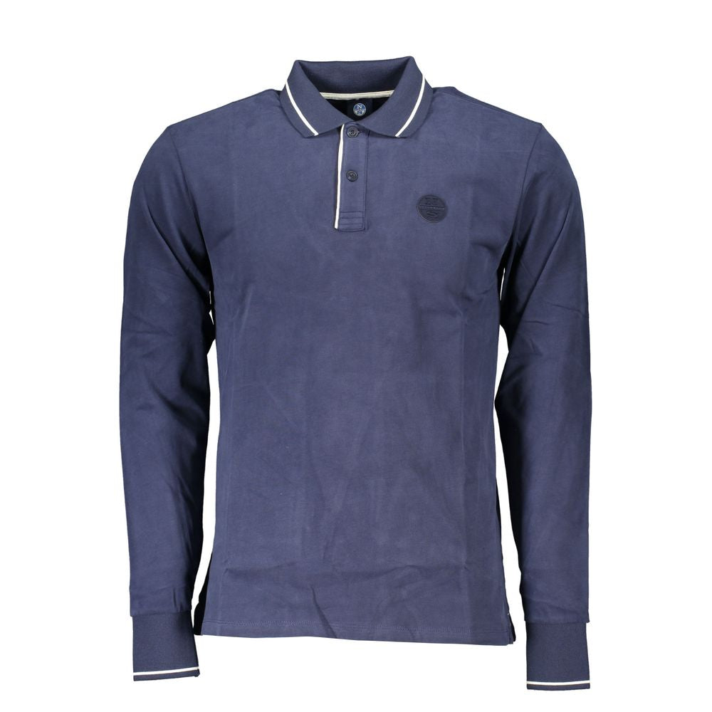 North Sails Sustainable Chic Blue Polo with Contrast Details North Sails