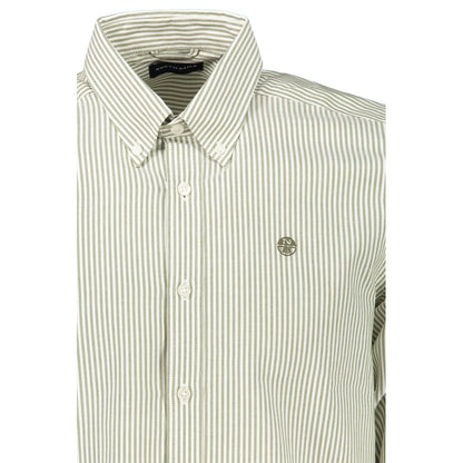 North Sails Eco-Friendly Striped Long Sleeve Button-Down Shirt North Sails