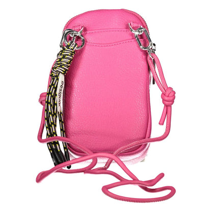 Desigual Pink Polyethylene Handbag Desigual