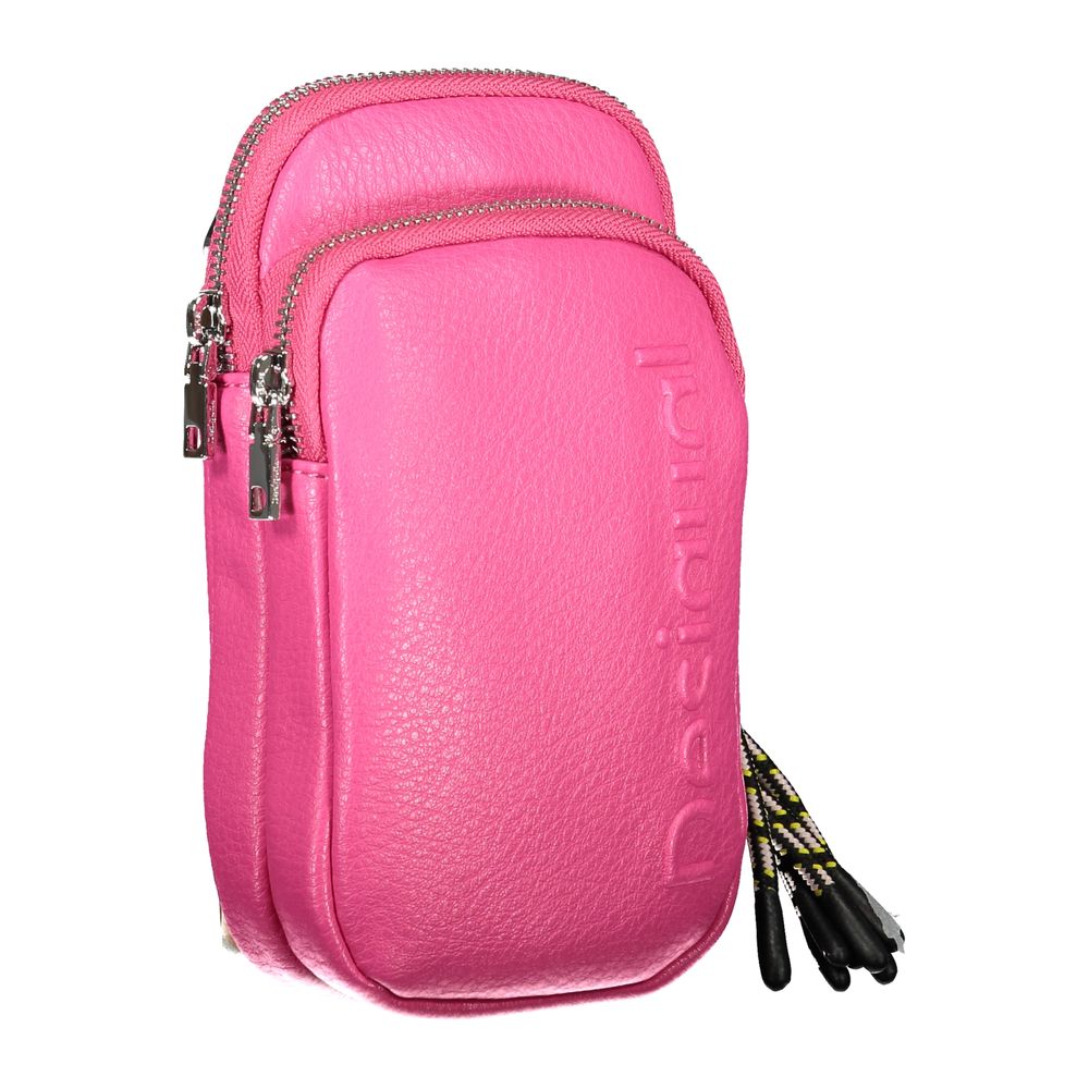 Desigual Pink Polyethylene Handbag Desigual