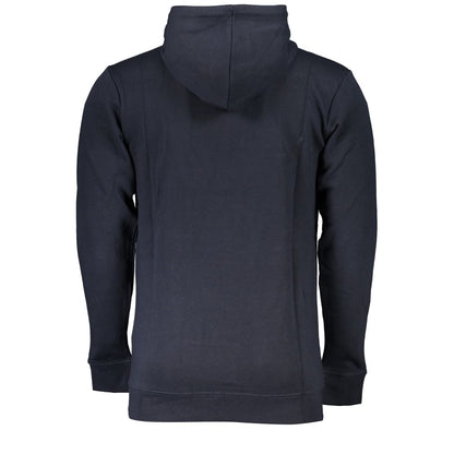 Cavalli Class Elegant Blue Hooded Sweatshirt - Cozy & Stylish Cavalli Class