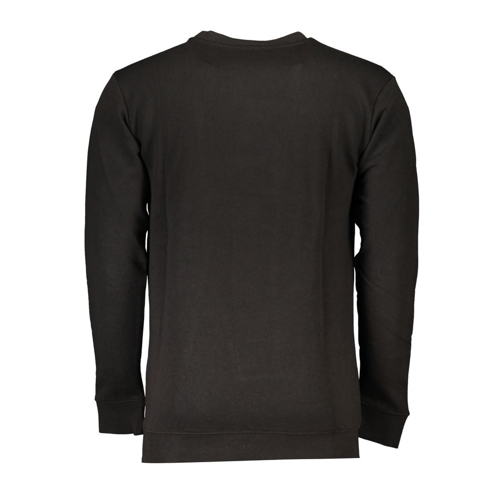 Cavalli Class Black Cotton Sweater Cavalli Class