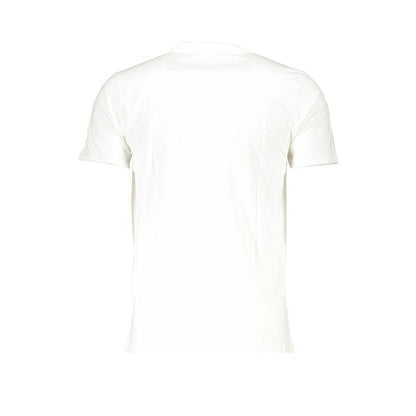 Cavalli Class White Cotton T-Shirt Cavalli Class