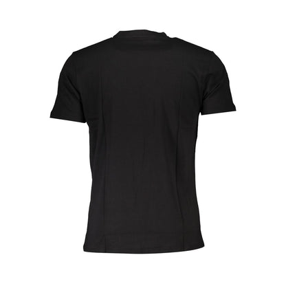 Cavalli Class Black Cotton T-Shirt Cavalli Class