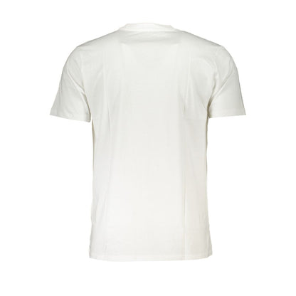 Cavalli Class White Cotton T-Shirt Cavalli Class