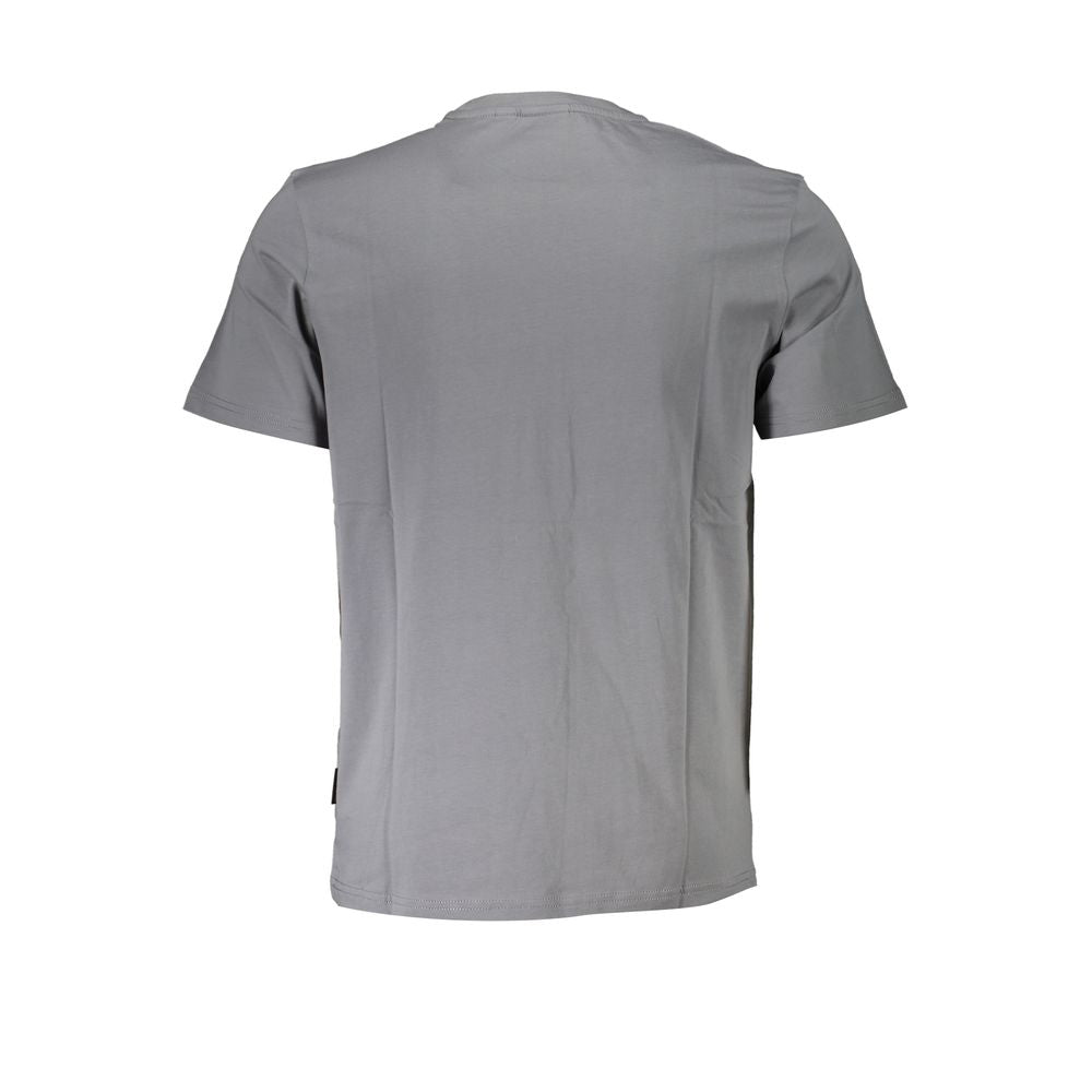 Napapijri Gray Cotton T-Shirt Napapijri