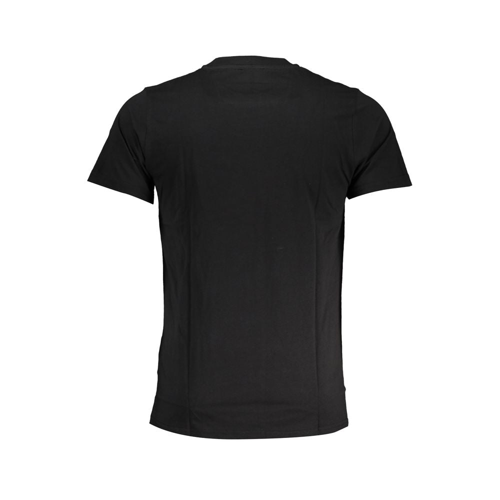 Cavalli Class Black Cotton T-Shirt Cavalli Class