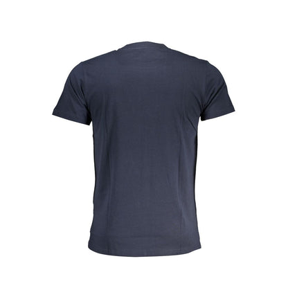 Cavalli Class Blue Cotton T-Shirt Cavalli Class