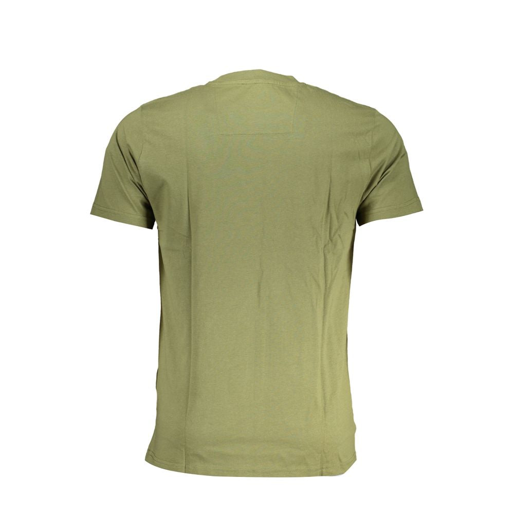 Cavalli Class Green Cotton T-Shirt Cavalli Class