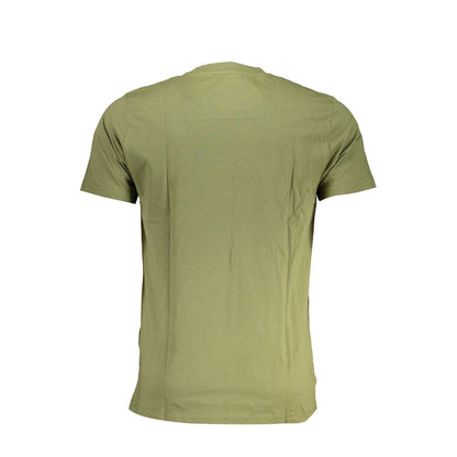 Cavalli Class Green Cotton T-Shirt Cavalli Class